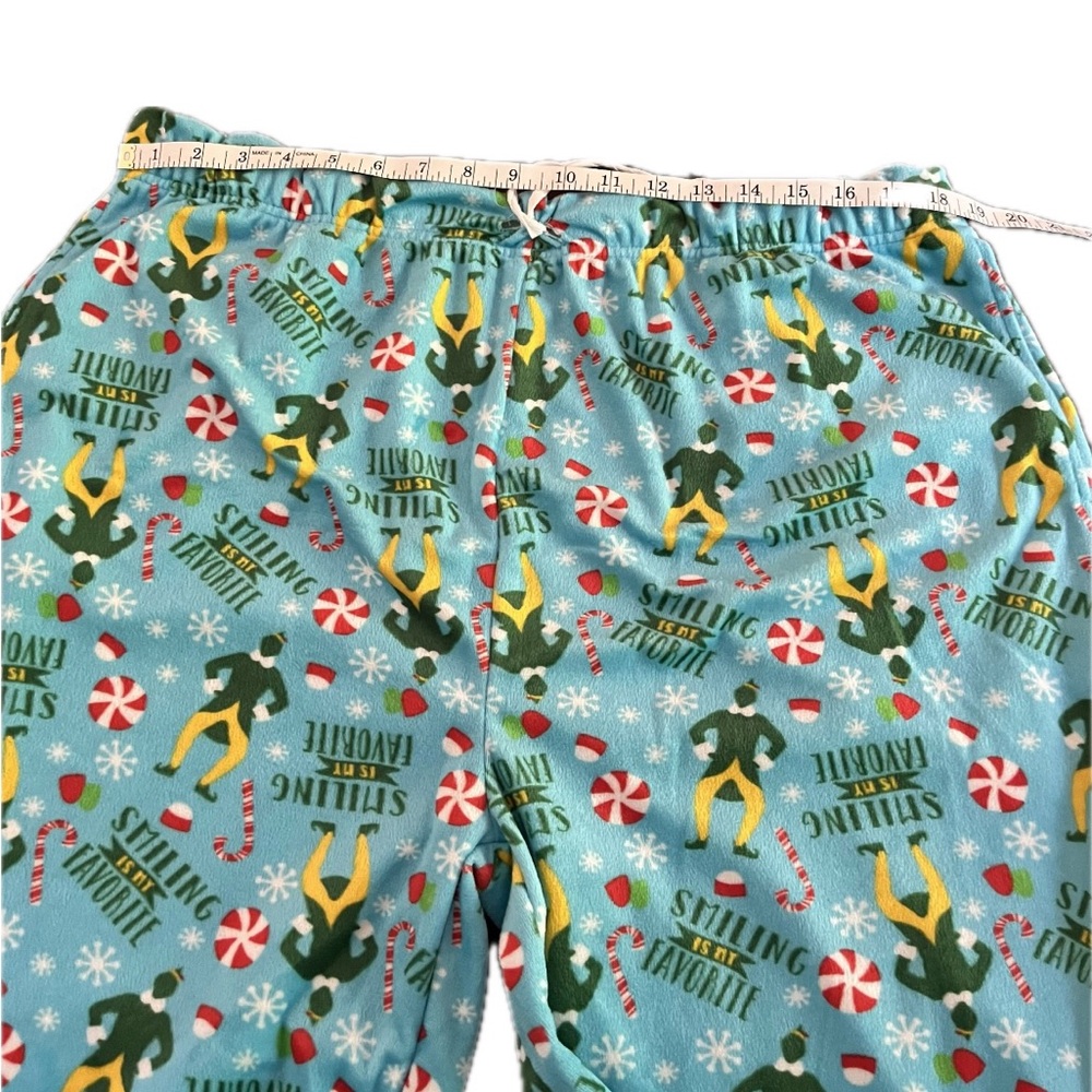 Men’s Elf lounge pants pajama bottoms colorful Smiling is my favorite - Picture 5 of 12